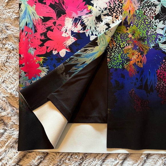 Milly Ombre Floral Print Midi Pencil Skirt - Picture 13 of 16